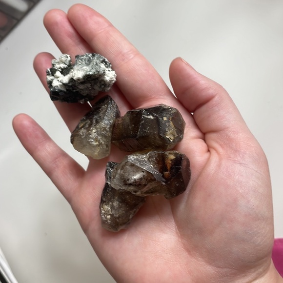 Smokey Quartz and Crystal - Picture 2 of 2